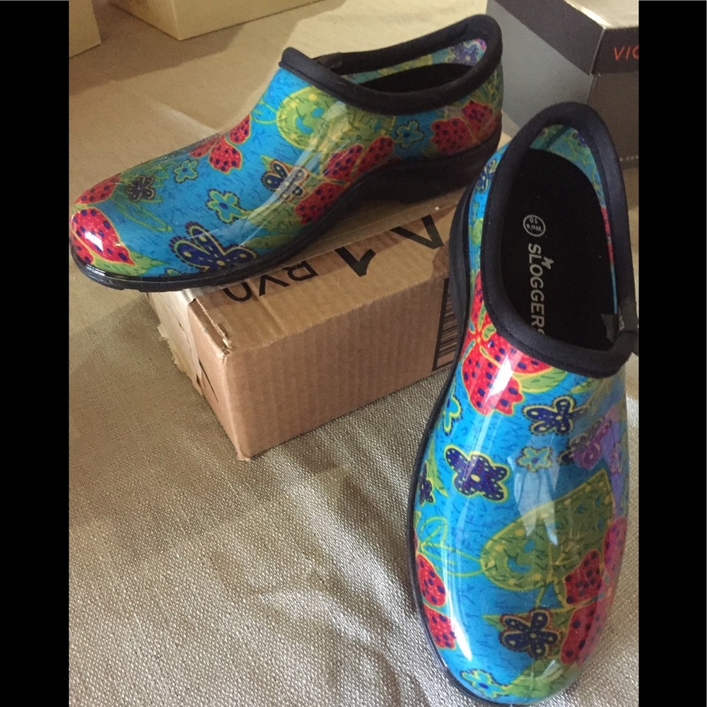 Blue flower Sloggers